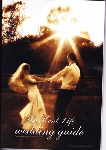 Wedding Photographer as featured in Kent Life Magazine